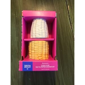 Tabitha Brown for Target NIB Corn Cob Shaped Salt and Pepper Shakers